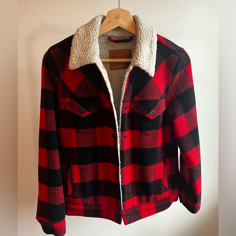 Levi’s Plaid Trucker Jacket